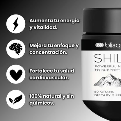 Shilajit™ | Energía Natural + 🎁 eBook GRATIS: Maximiza el Poder del Shilajit